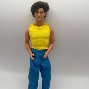 Vintage Ken Barbie Doll Mattel 1968 Brown Hair & Eyes Includes Outfit Malaysia